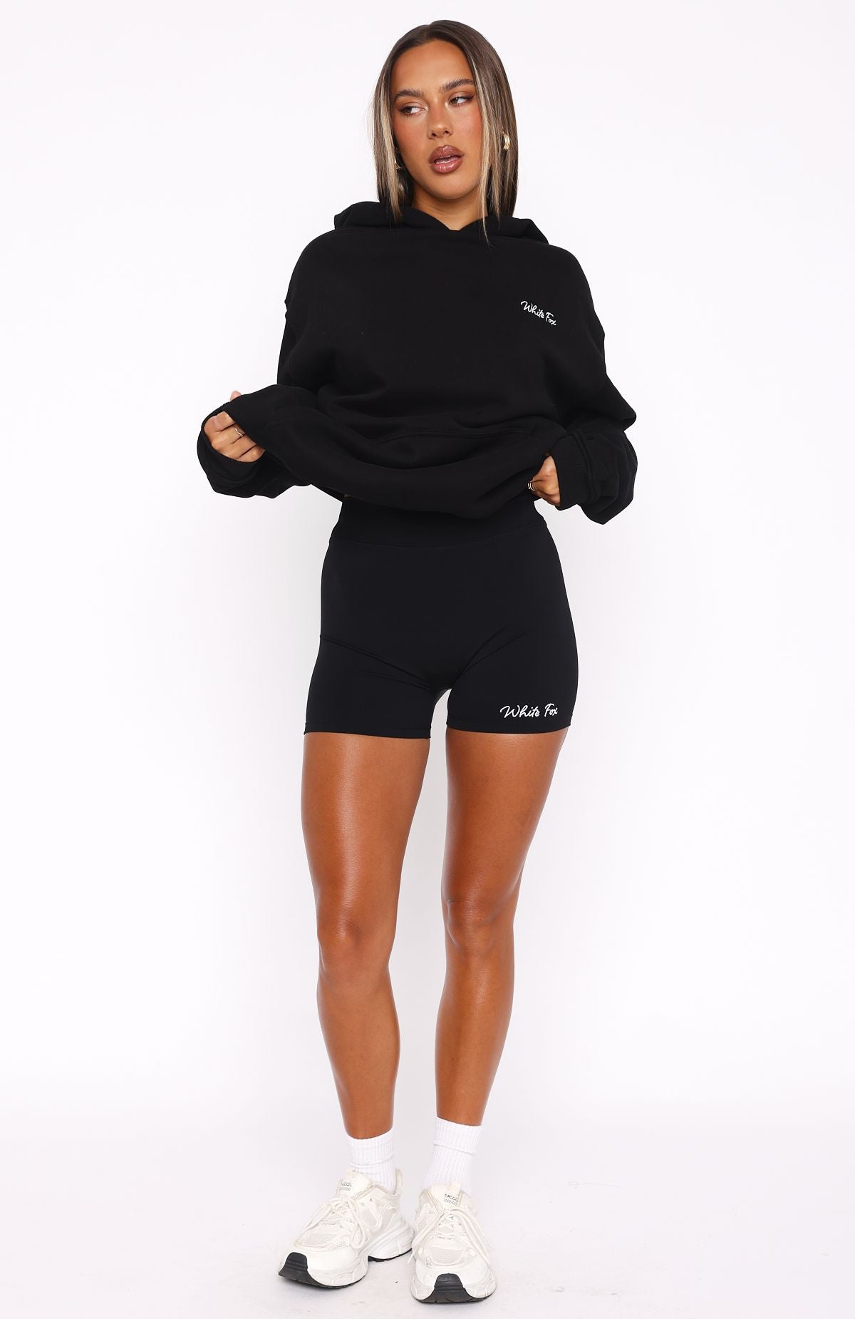 Match Your Words Bike Shorts Black
