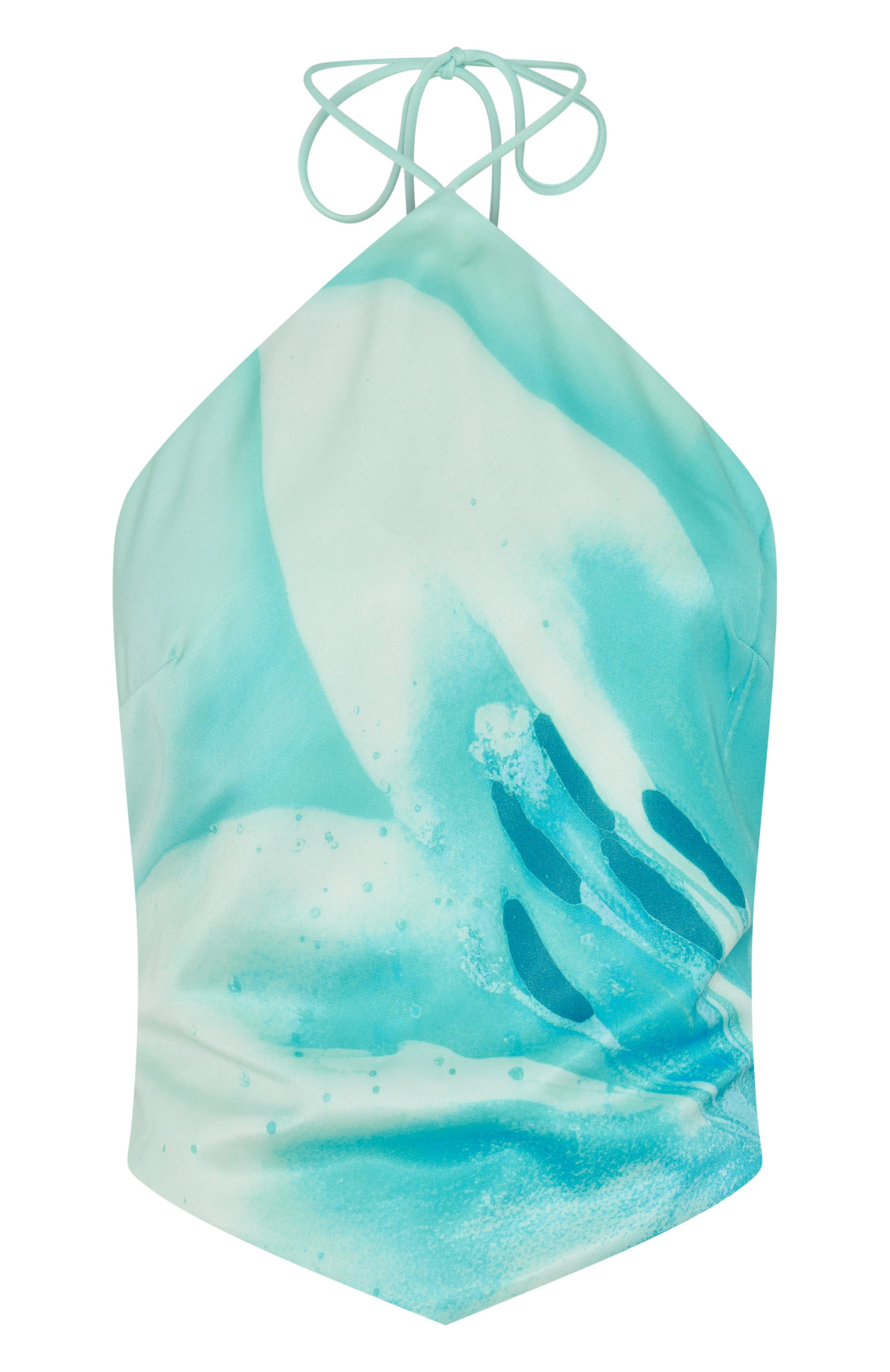 Seaside Halo Top Aqua Blossom