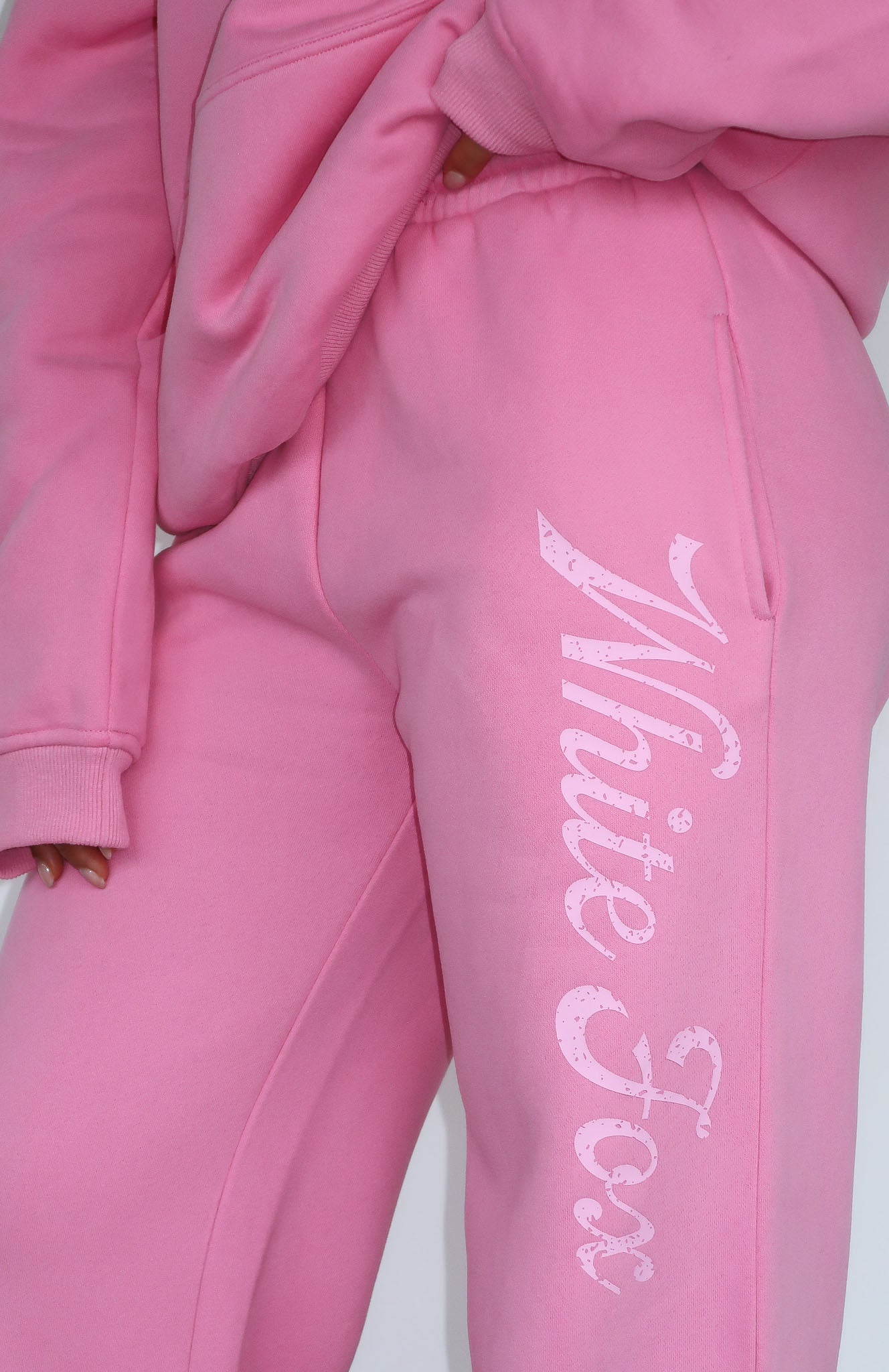The Good Life Wide Leg Sweatpants Pink
