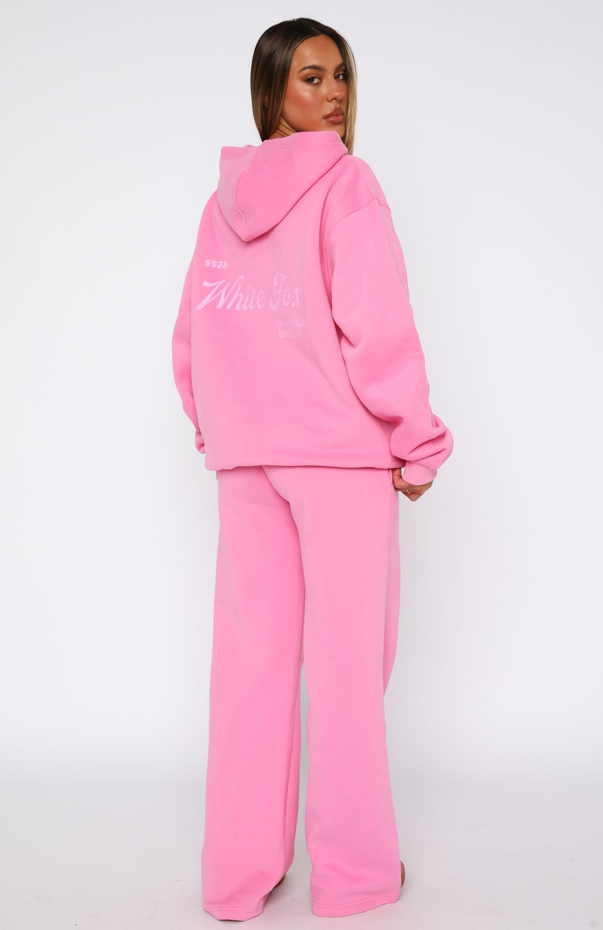 The Good Life Wide Leg Sweatpants Pink