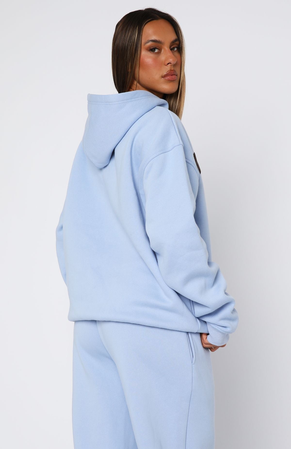 From The Archives Allora Oversized Hoodie Blue