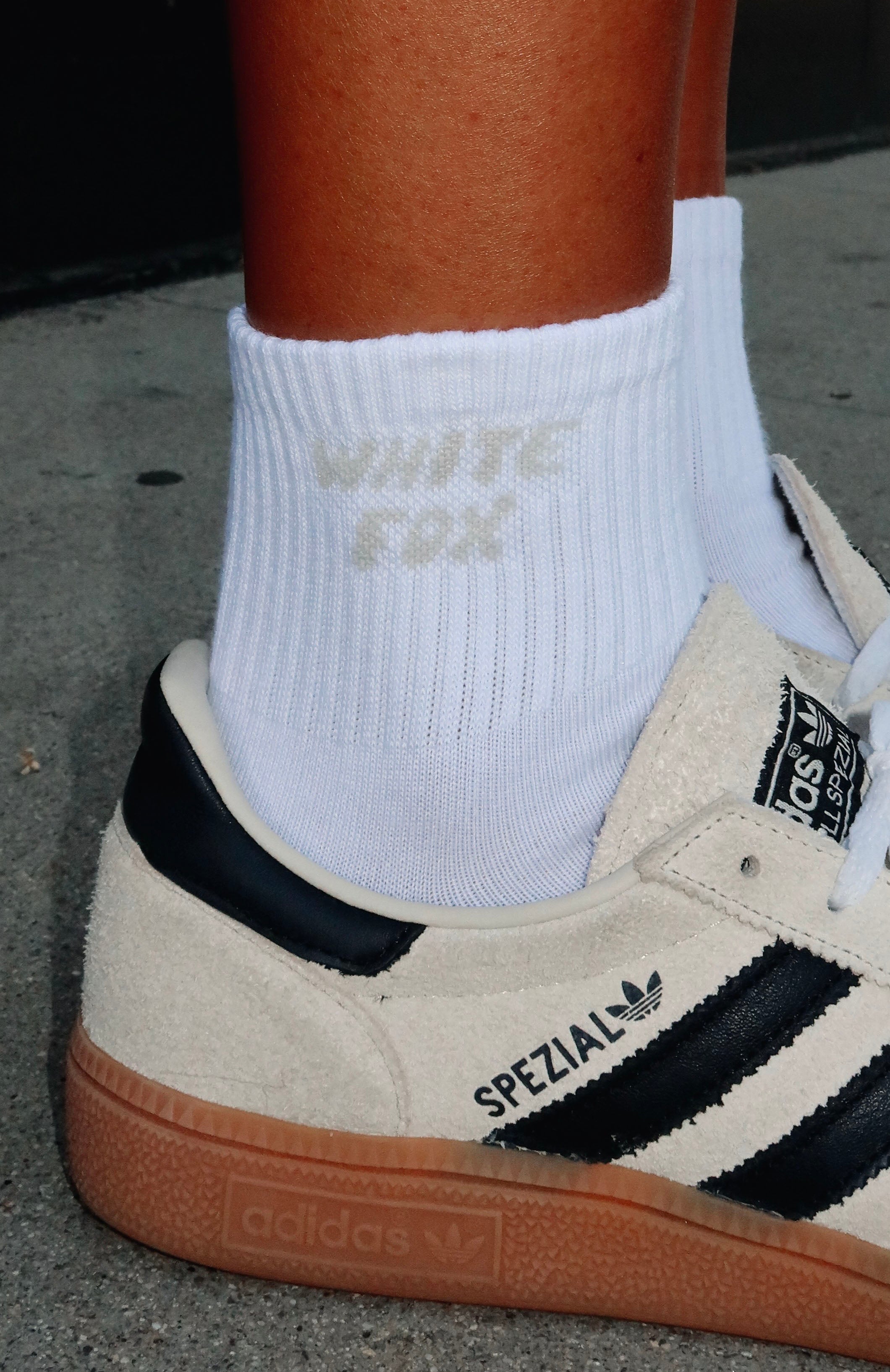 Offstage Socks White/Moon