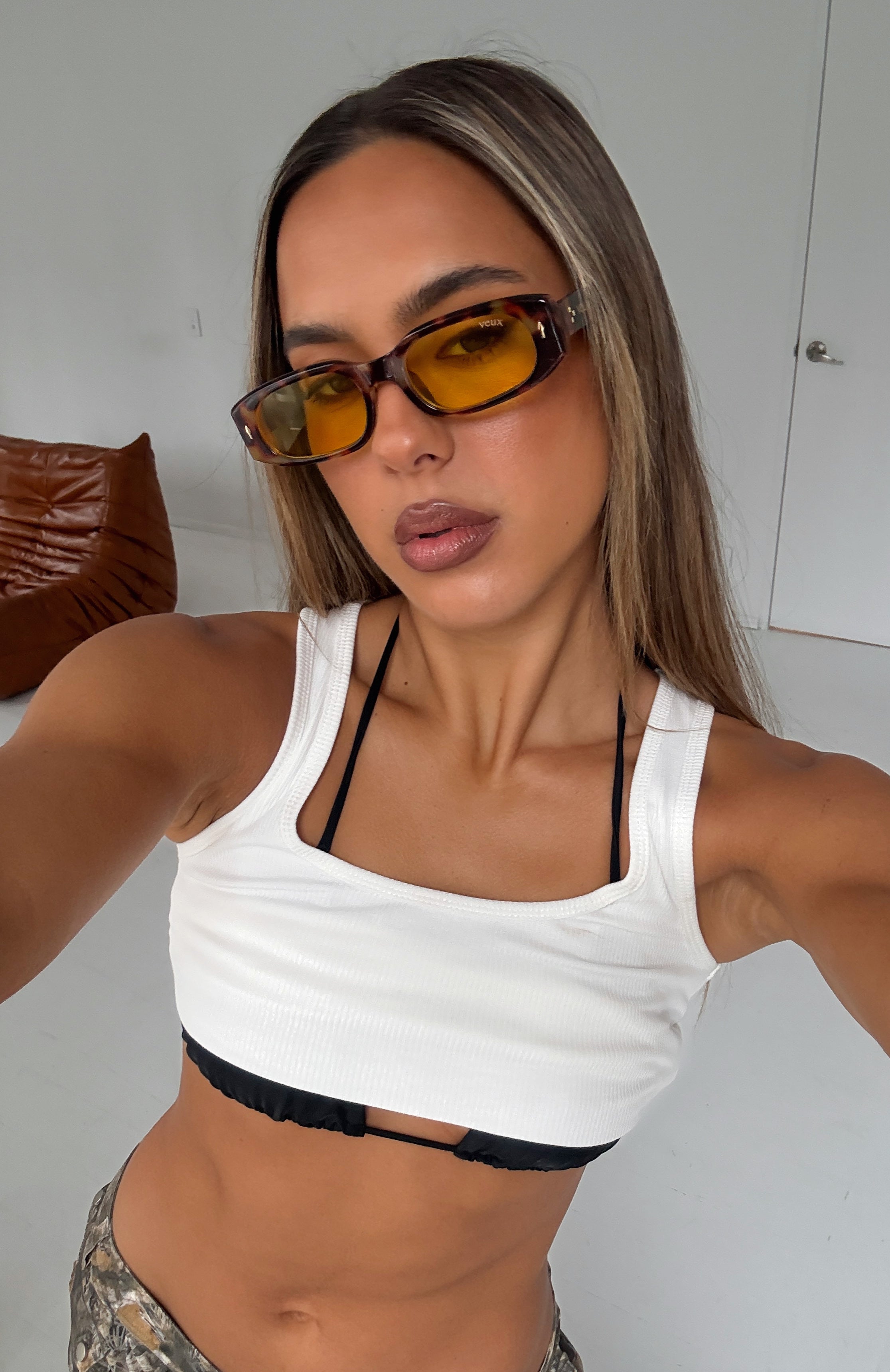Nish Sunglasses Tort/Yellow