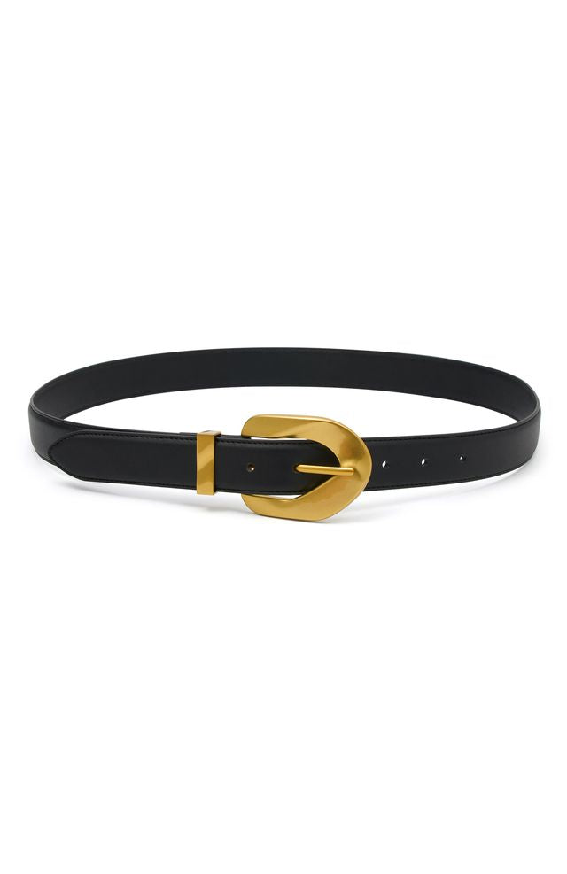 Nashville Belt Black/Vintage Gold