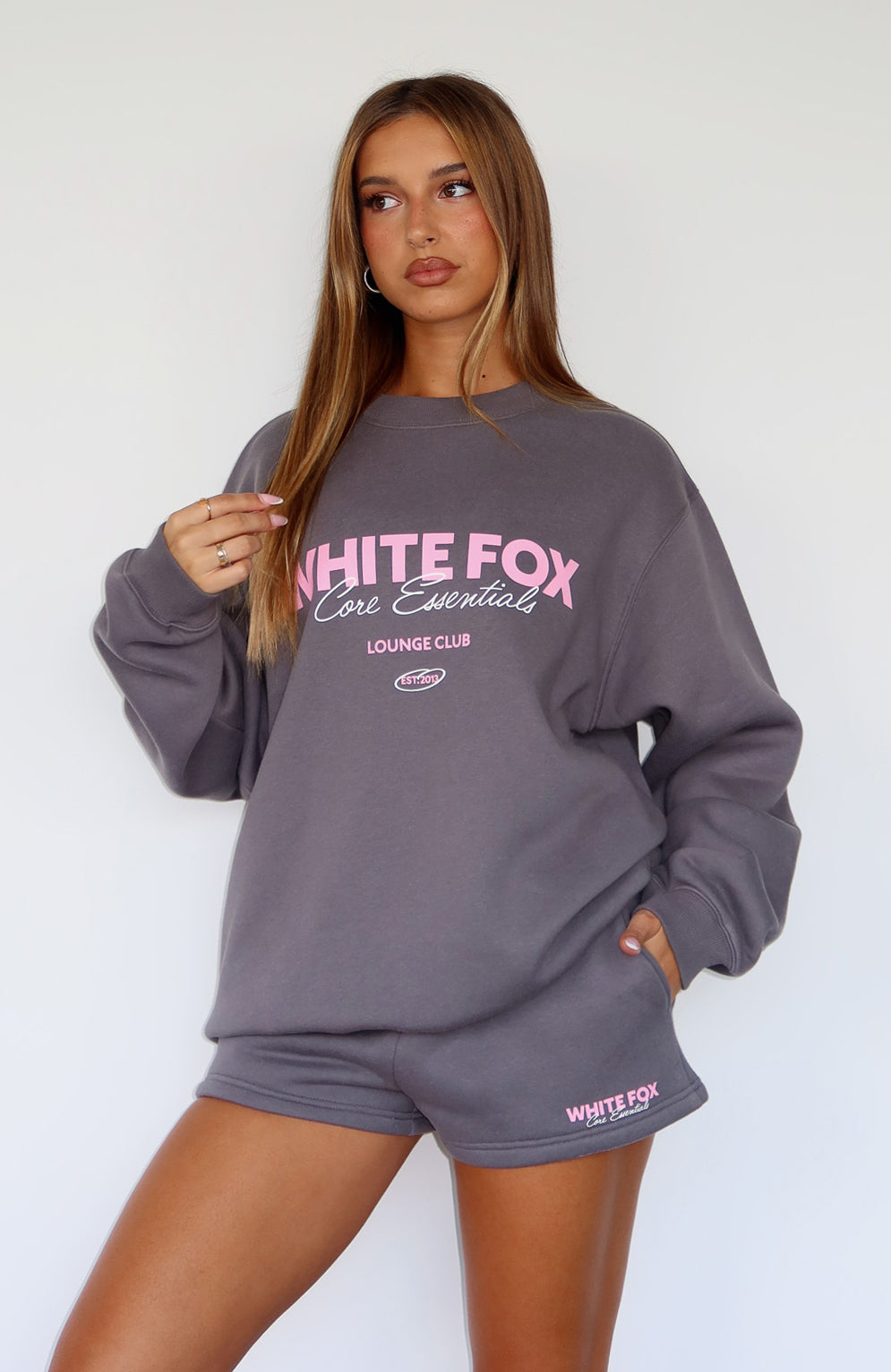 Core Essentials Oversized Sweater Volcanic