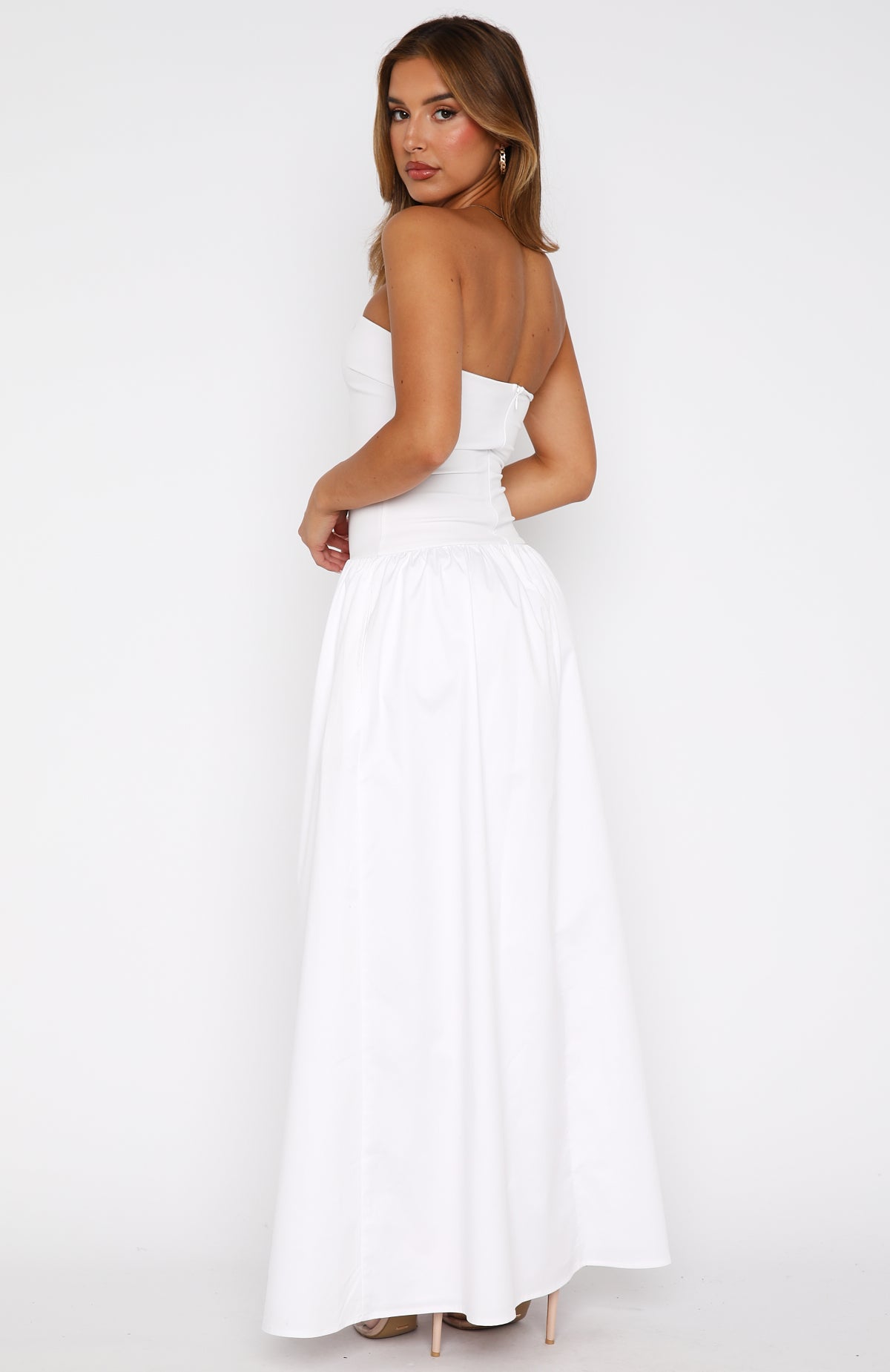 Take Back Maxi Dress White