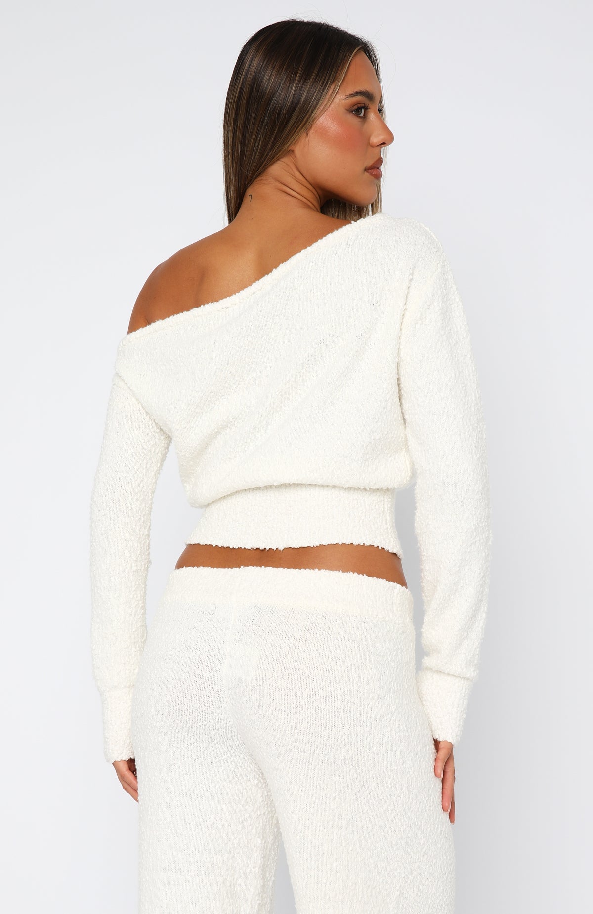 Please Be Mine Knit Sweater Off White