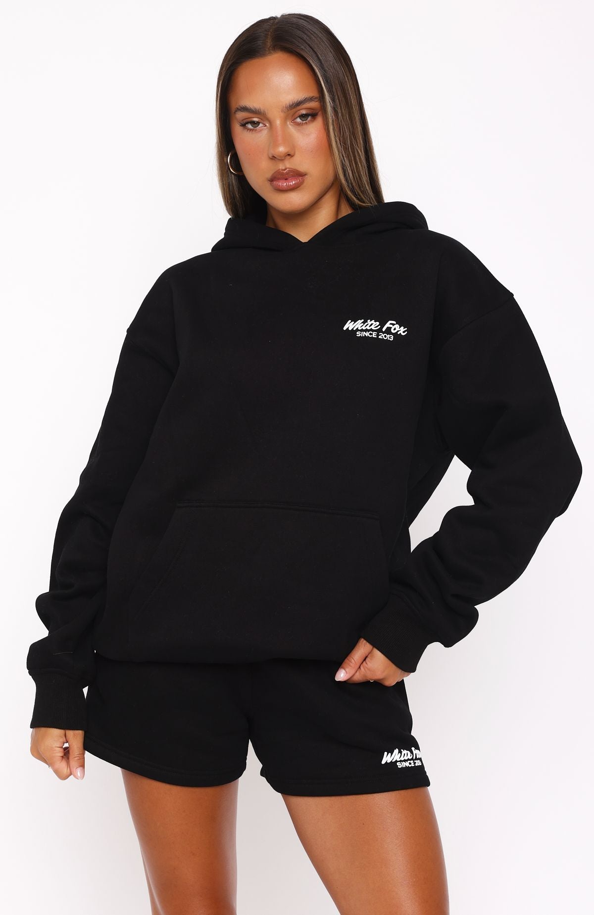 Leisure Edition Oversized Hoodie Black