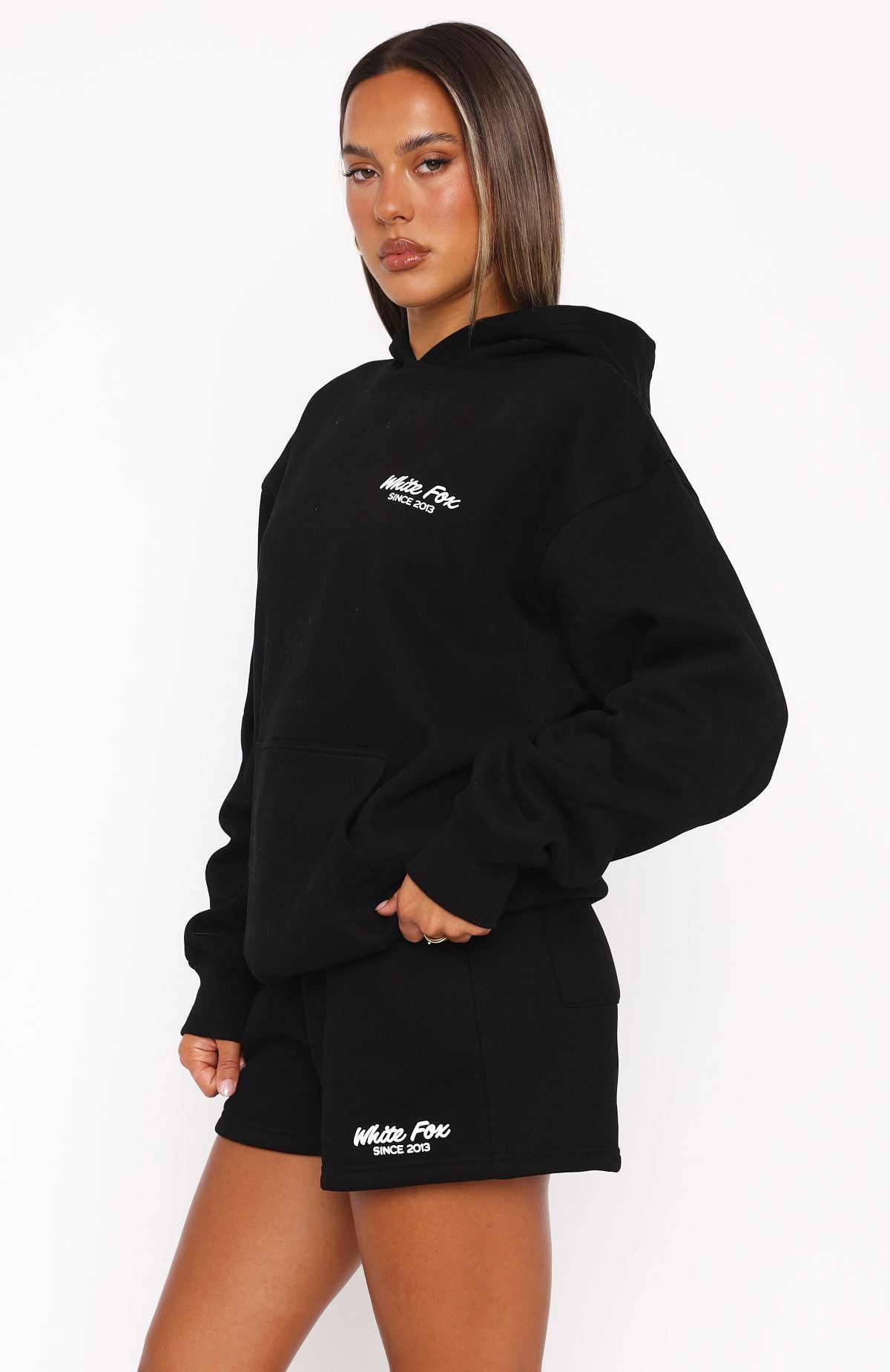 Leisure Edition Oversized Hoodie Black