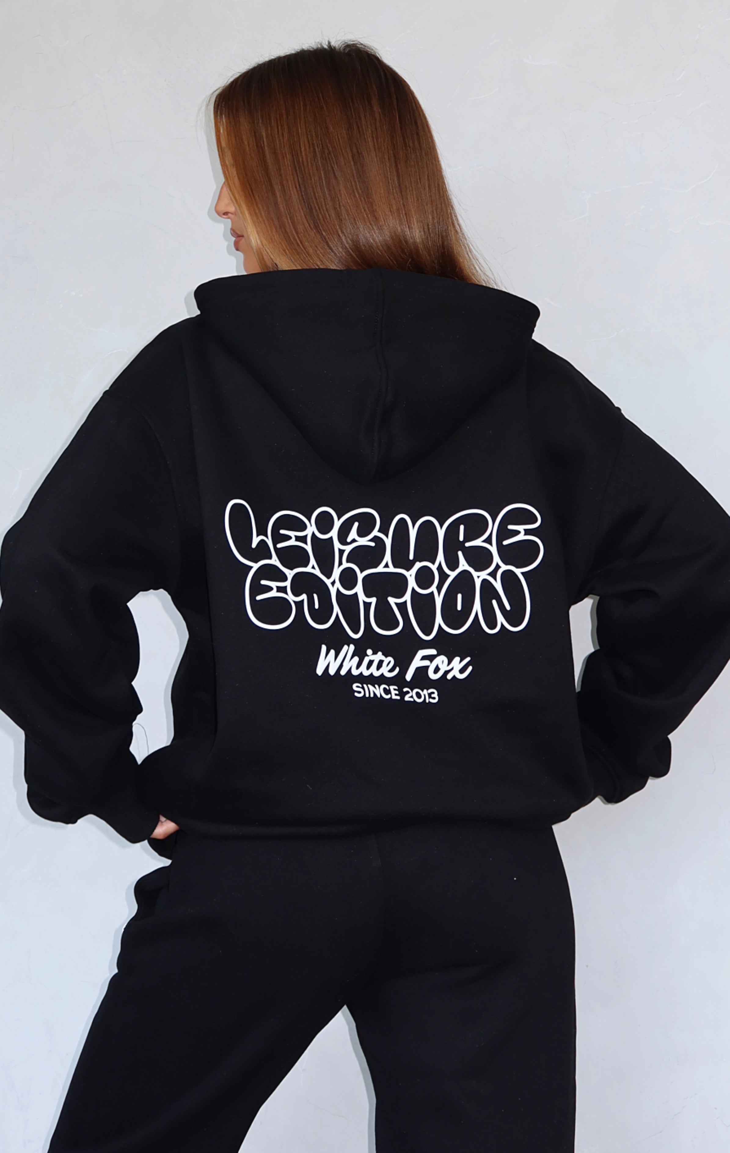 Leisure Edition Oversized Hoodie Black
