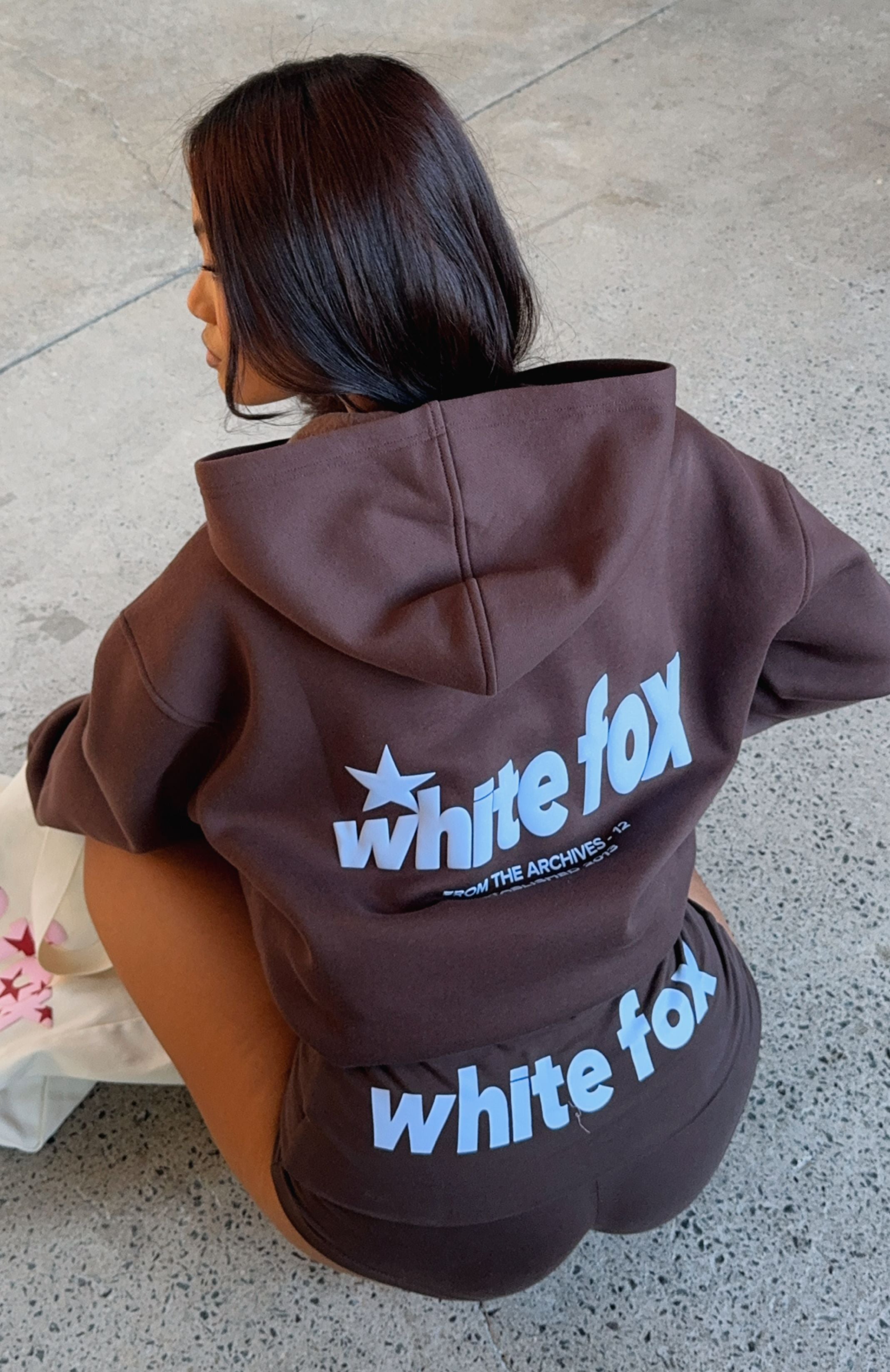 From The Archives Charli Oversized Hoodie Chocolate