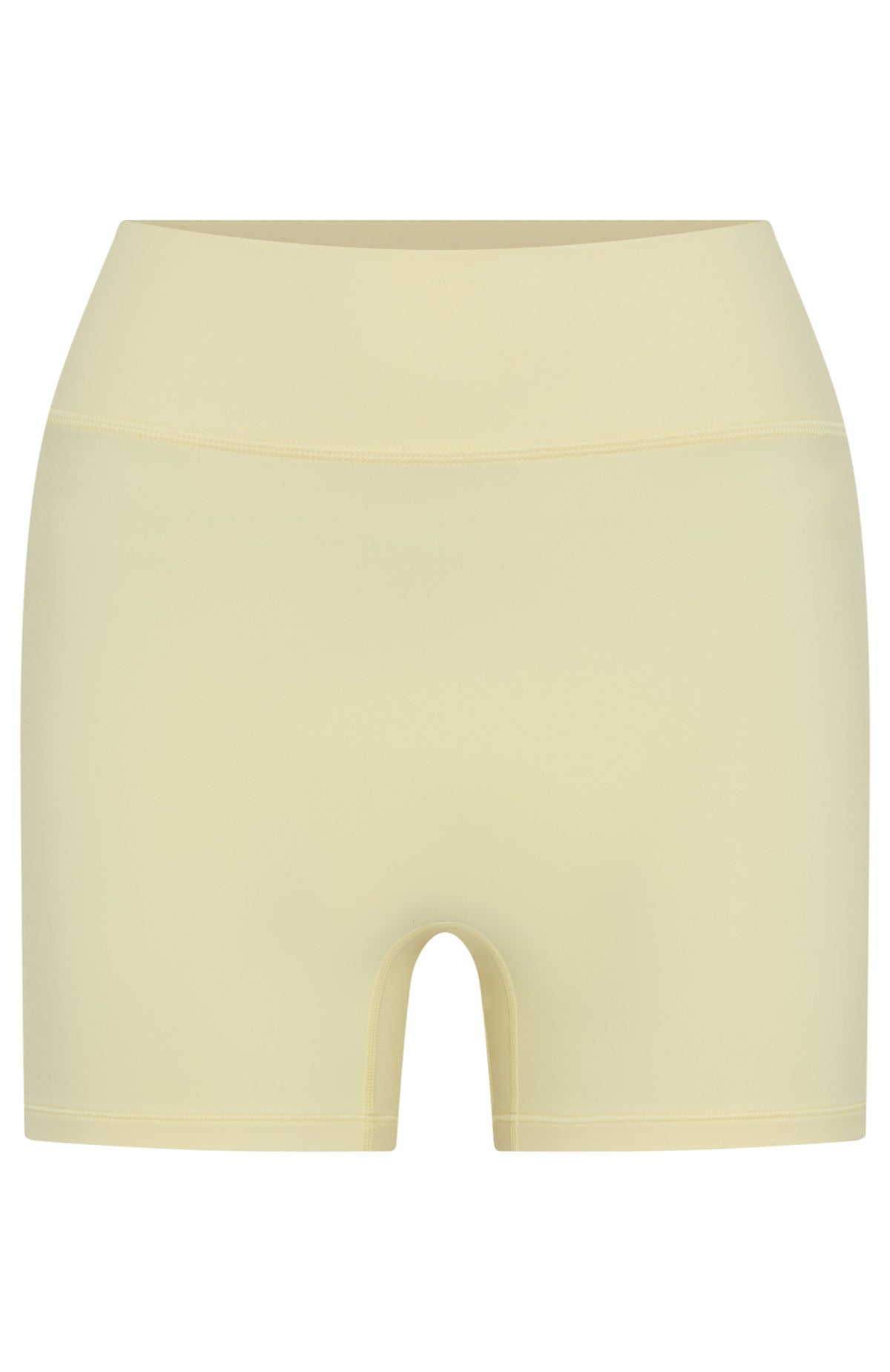 Go Faster High Waisted Shorts Lemon/White