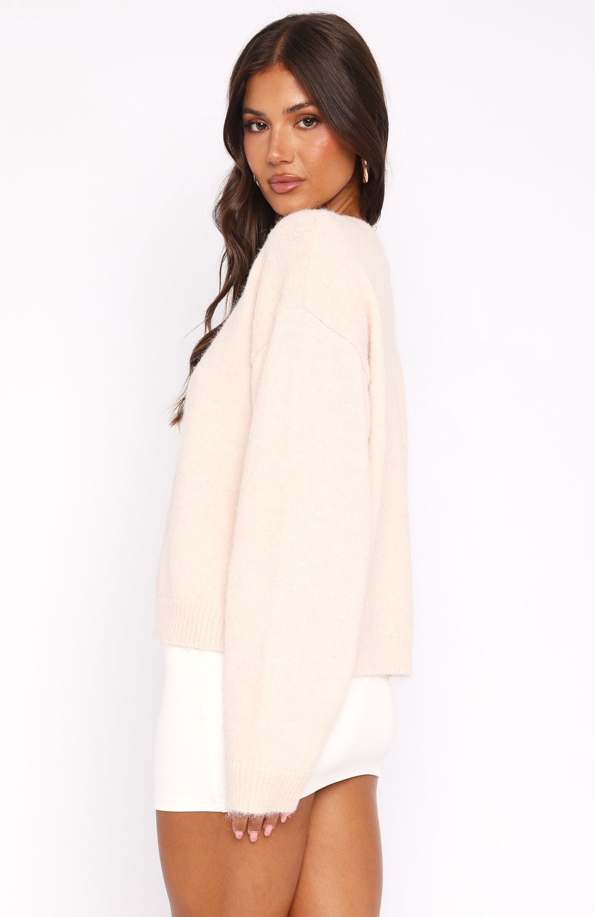 Warm Whispers Knit Sweater Cream