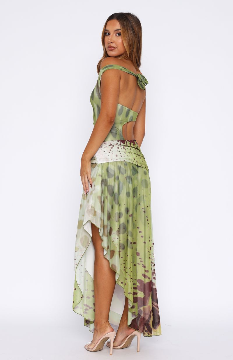 Florence Fling Maxi Dress Moss Blossom