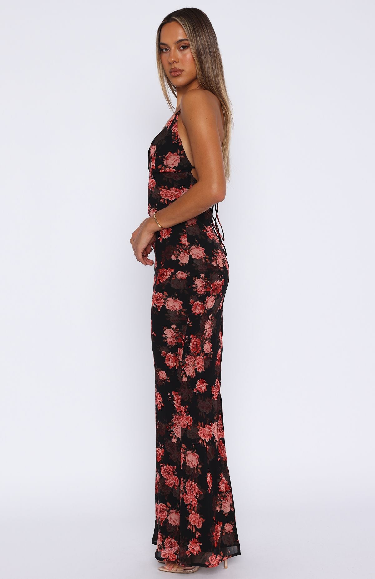 Put You First Maxi Dress Terracotta Floral